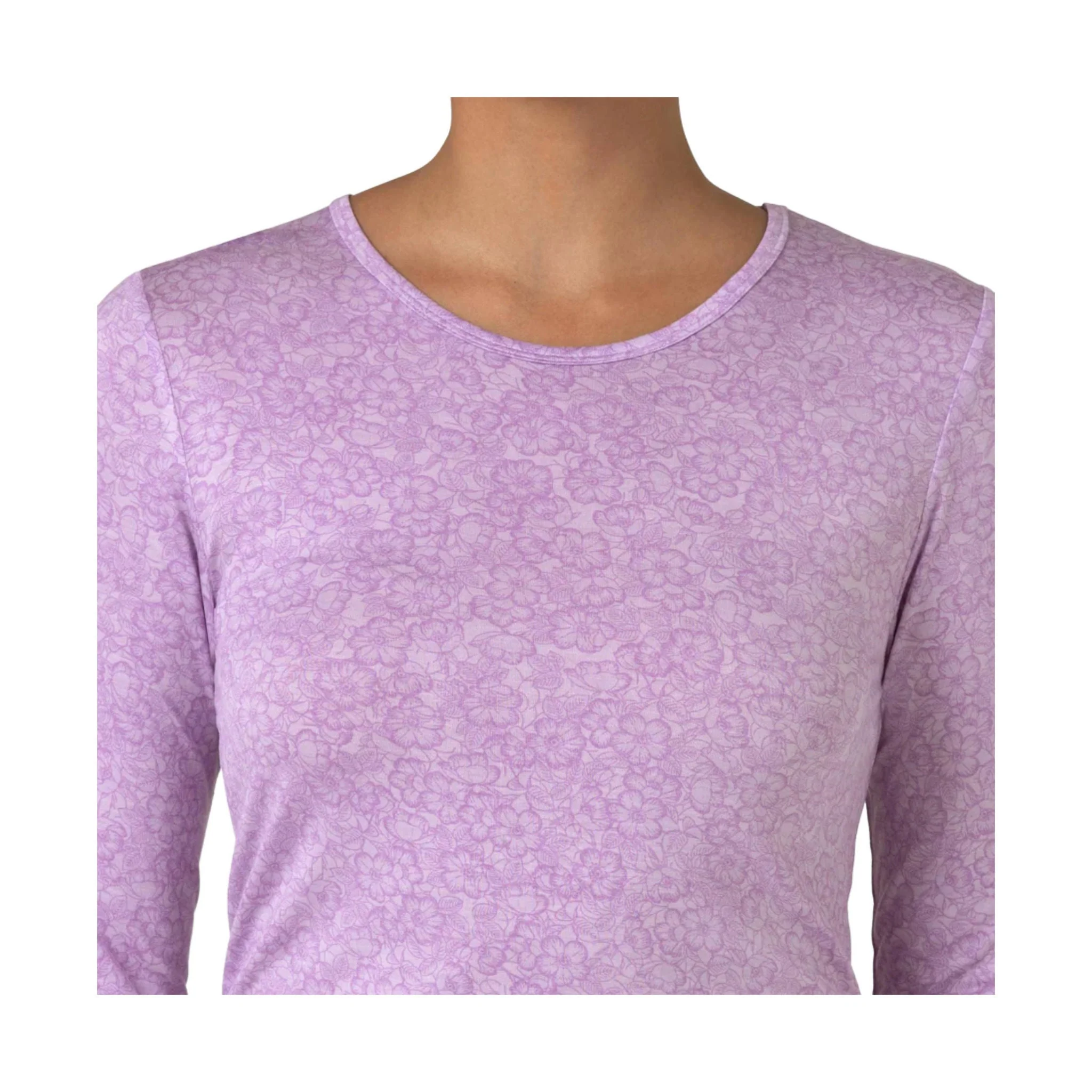 Wink Women's All Over Print Silky Scrub Tee - Pastel Petals - Image 2