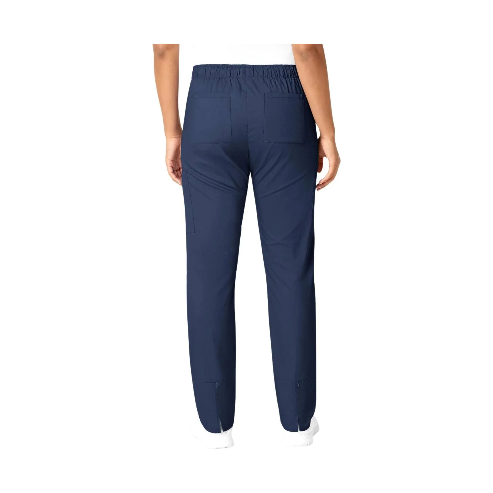 Wink Women's Convertible Slim Leg Scrub Pant - Navy - Image 3