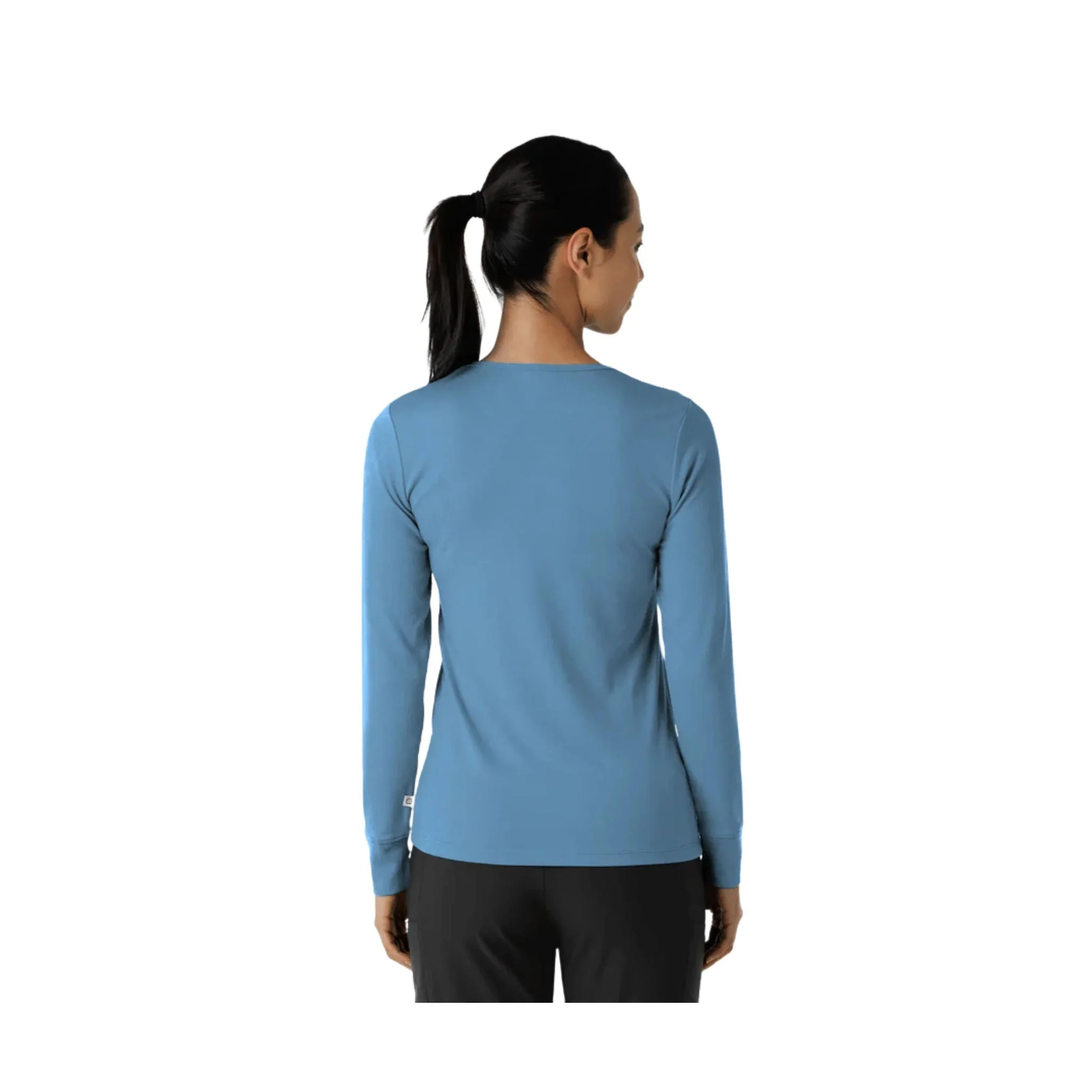 Wink Women's Essentials Layer Long Sleeve - Pacific Blue - Image 3