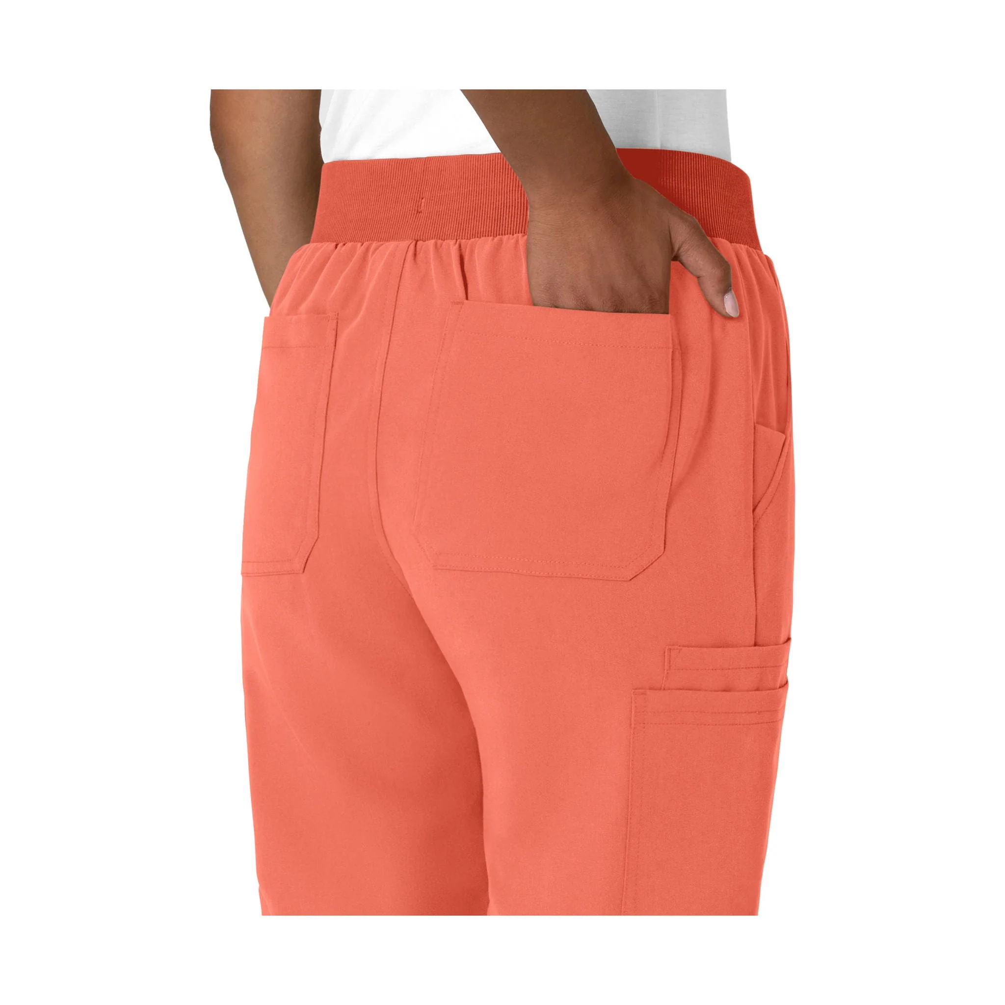 Wink Women's Jogger Utility Scrub Pant - Sugar Coral - Image 2