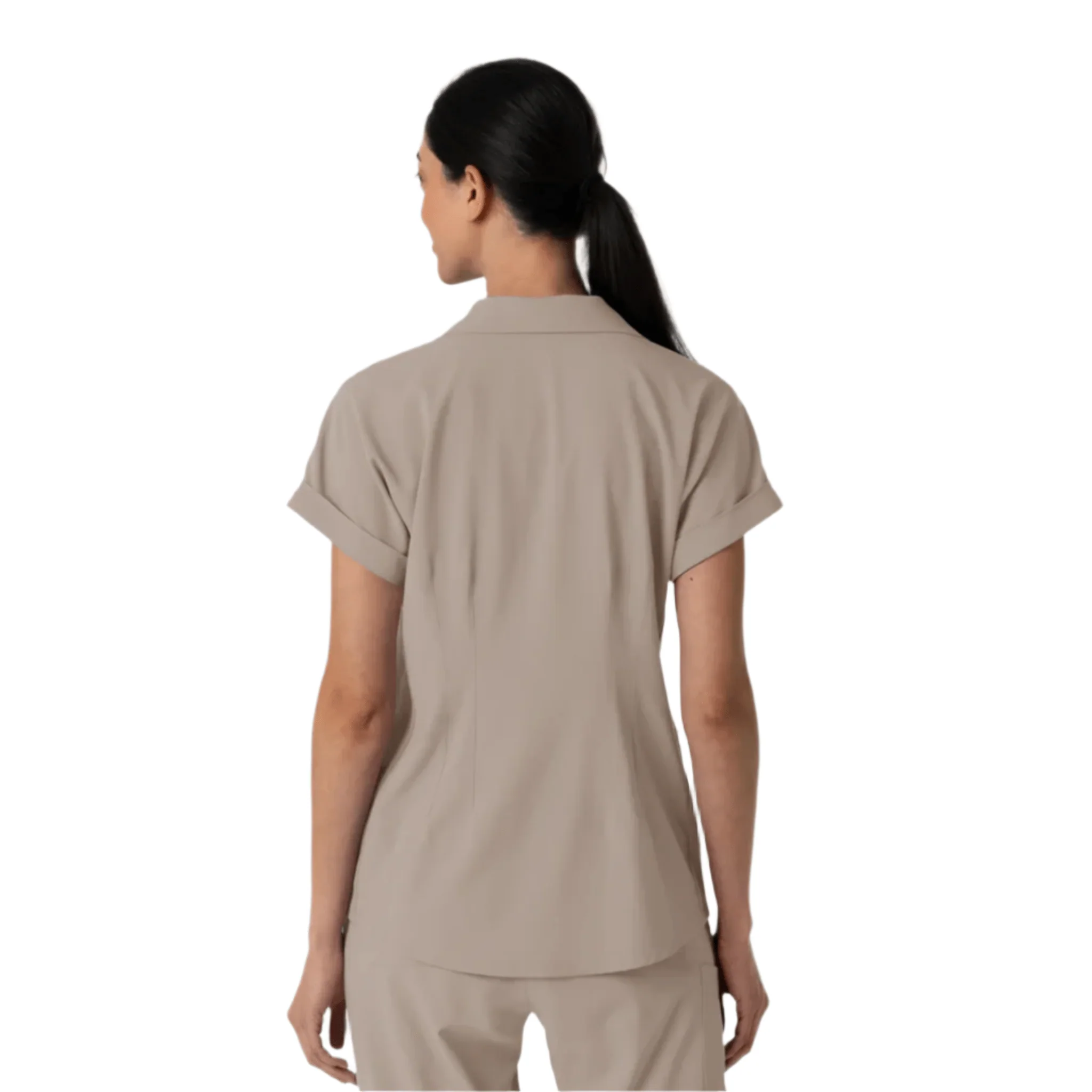 Wink Women's Renew Flex n Reach Scrub Top - Haze - Image 2
