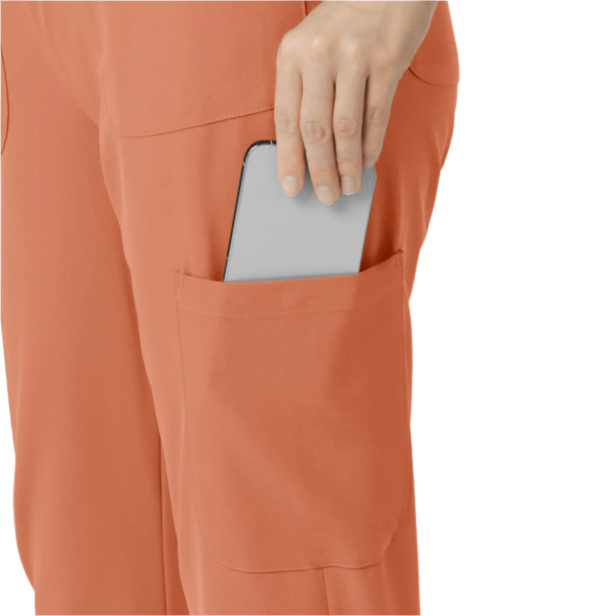 Wink Women's Thrive Stirrup Jogger Scrub Pant - Terra Cotta - Image 6