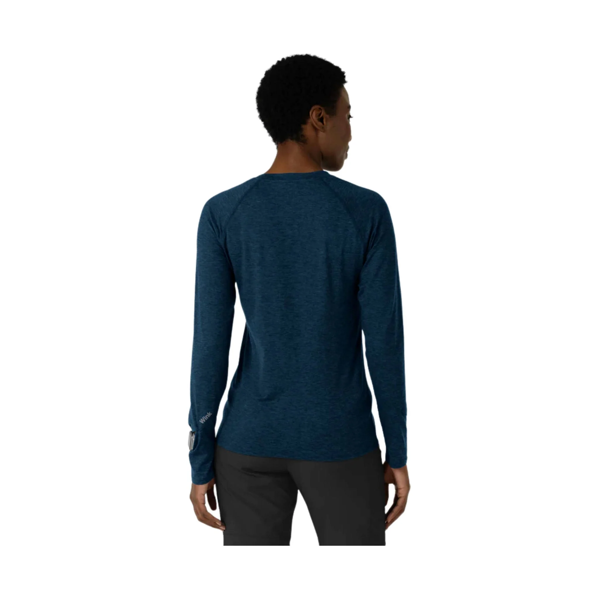 Wink Women's Watch Window Long Sleeve Underscrub Top - Royal Heather - Image 2