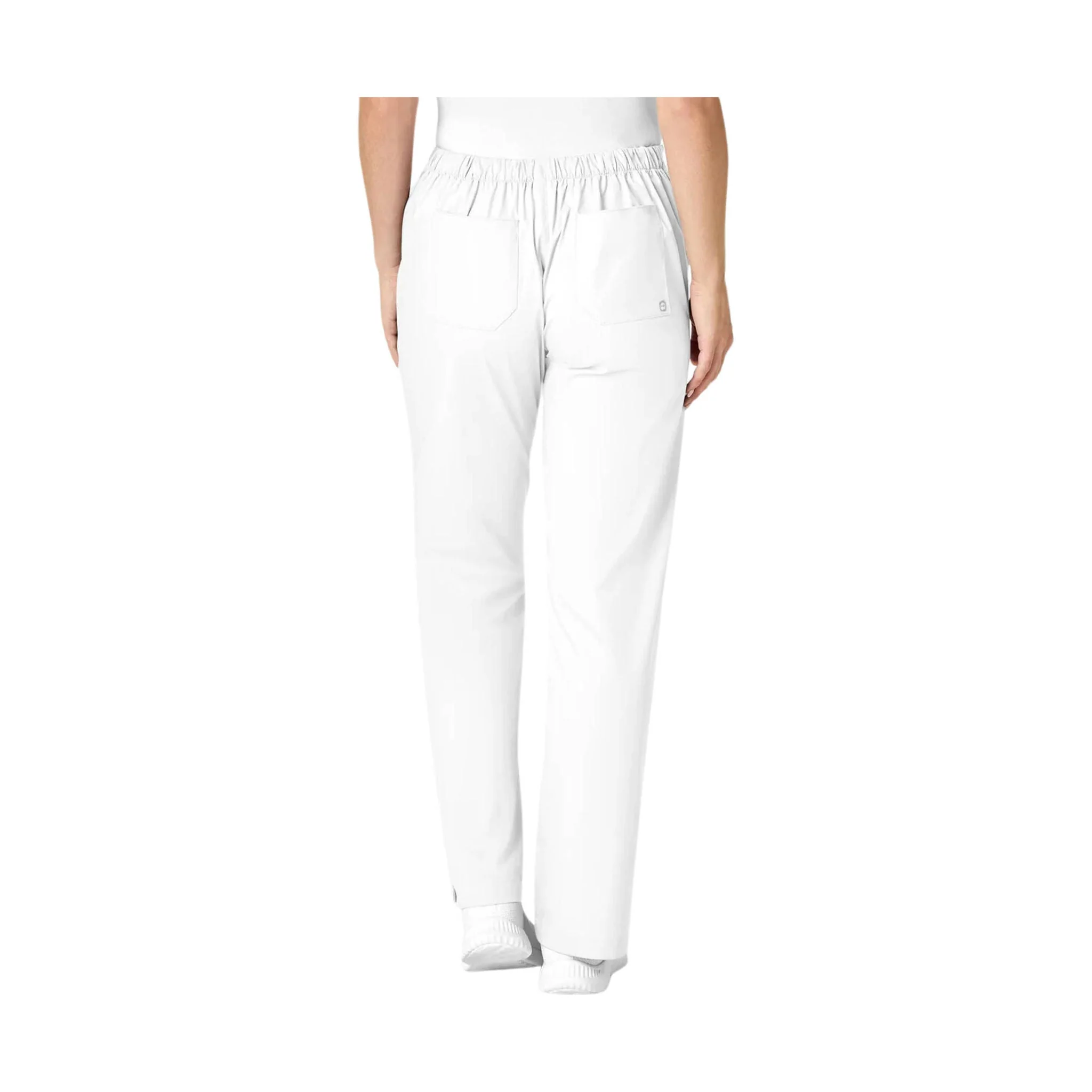Wink Women's Work Flare Leg Scrub Pant - White - Image 3