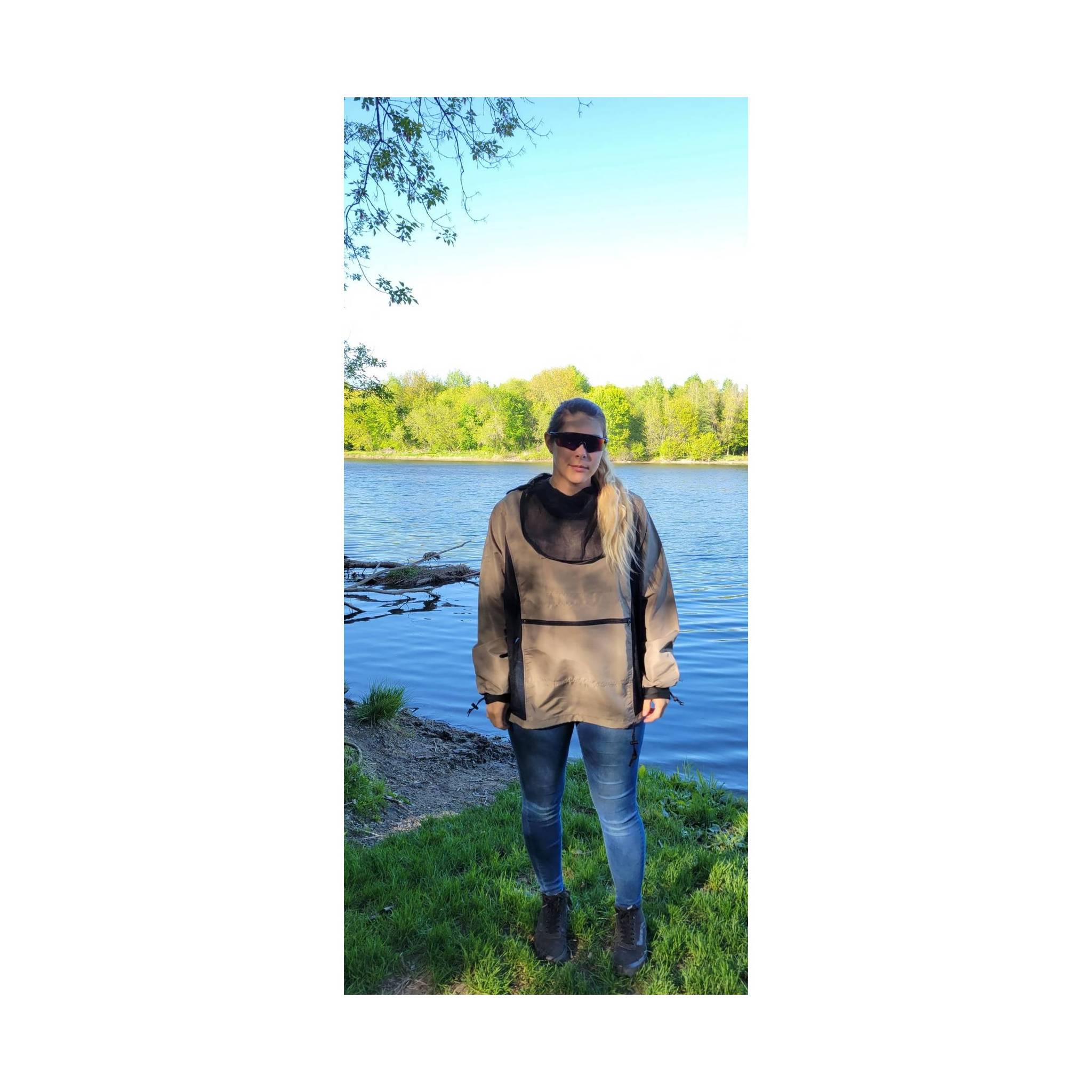 World Famous Men's Mosquito Net Jacket - Olive - Image 4