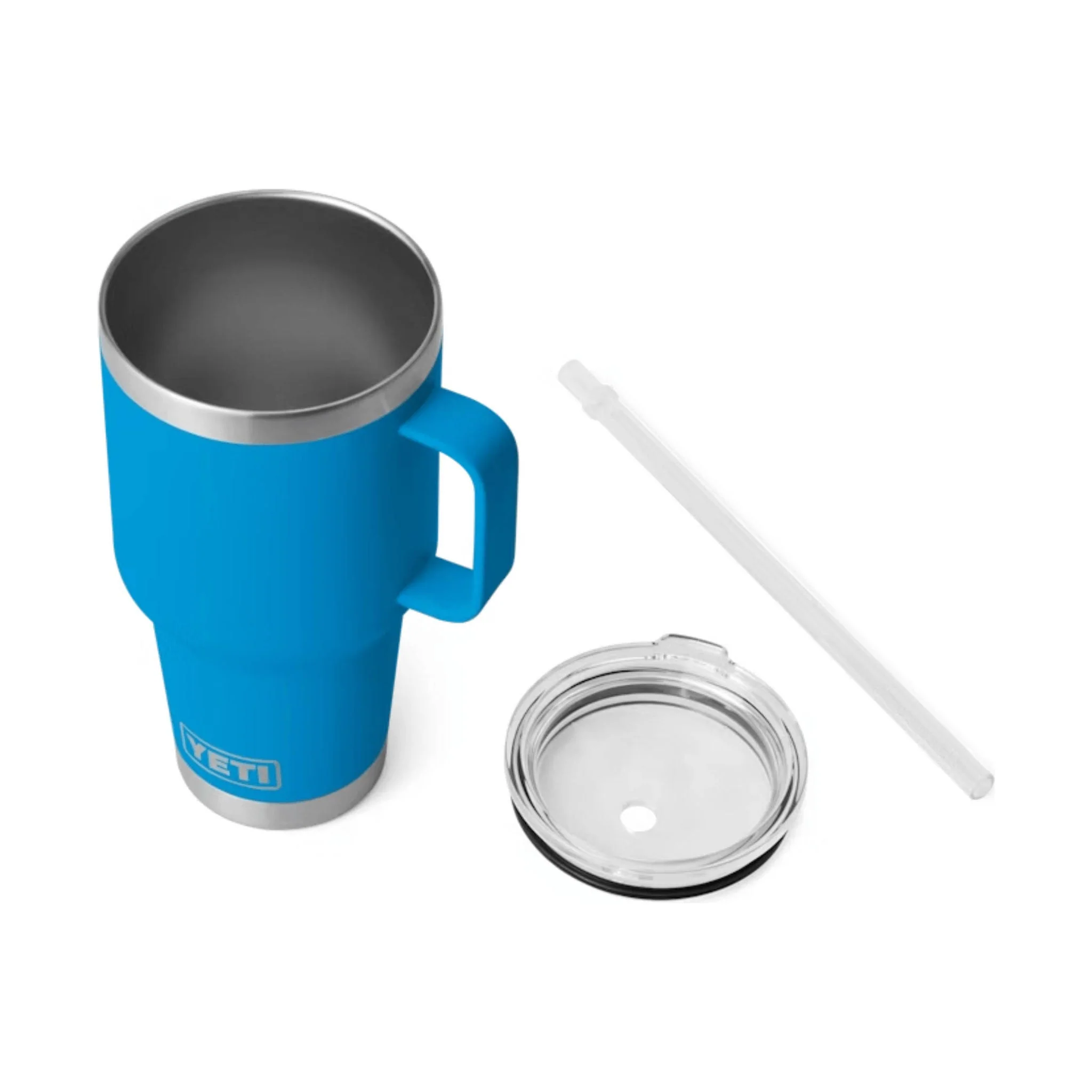 YETI Rambler 35 oz Straw Mug - Big Wave Blue - Image 3